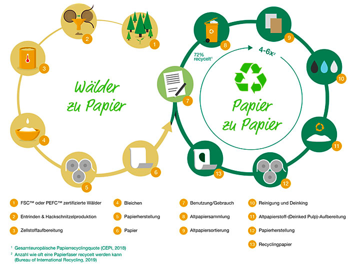 Nachhaltigkeitskreislauf © Mondi Group