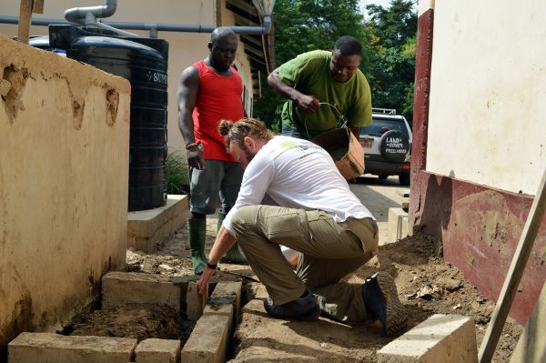 Maurerarbeiten in Togo