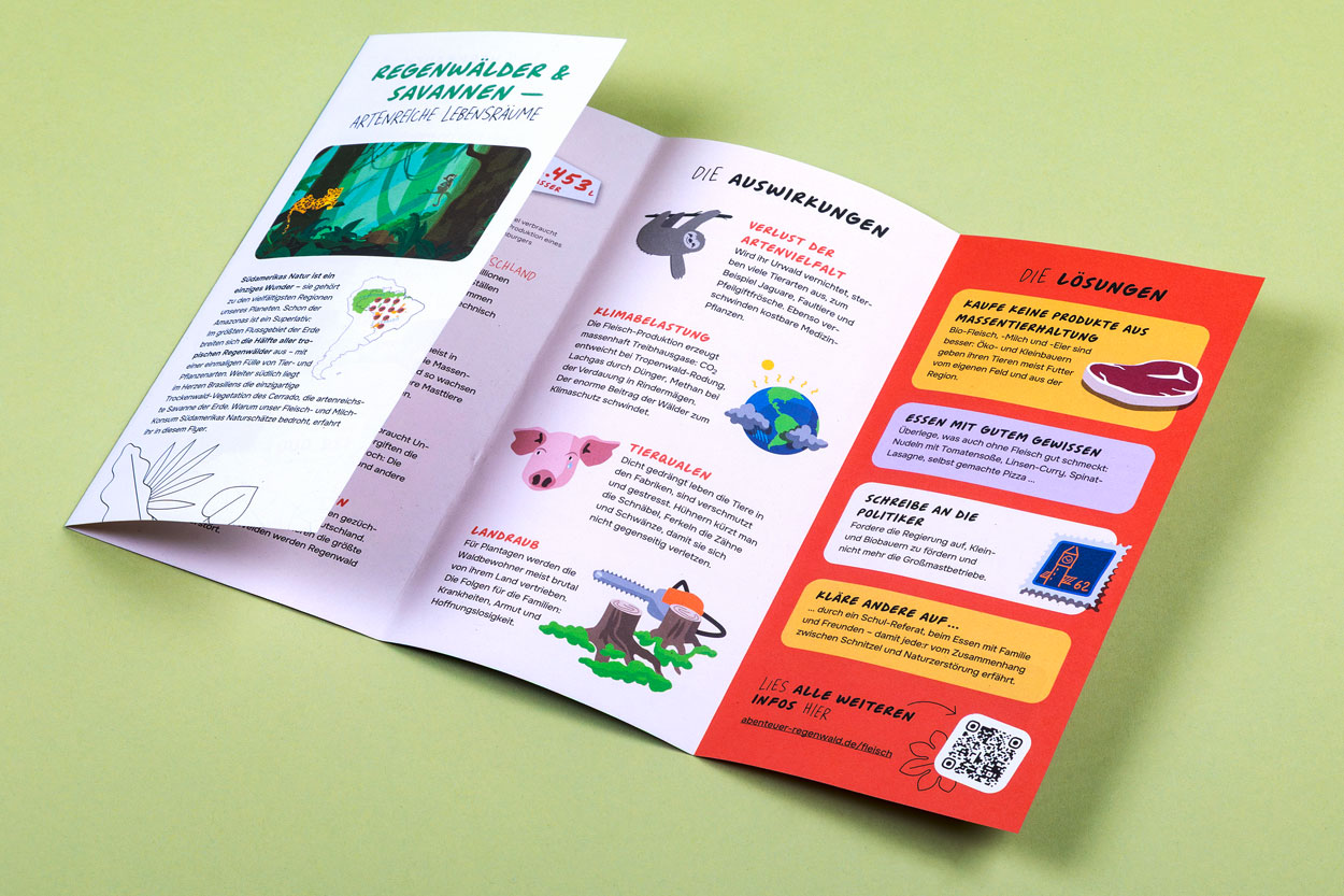 Infofalzflyer Abenteuer Regenwald