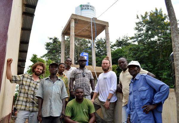 Abschiedsfoto in Togo / Abouzokope