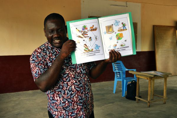 Aufklärung über Hygiene in Togo