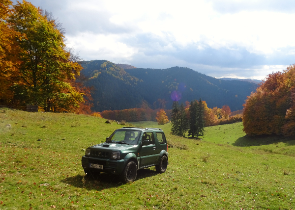 Jeep in Rumänien