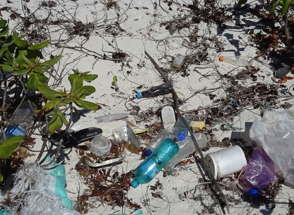 Flaschen, Flip Flops, Tüten, Filterzigaretten und Verpackungen - der weiße Strand ist teils übersät vom Plastikmüll. Das Mikroplastik-Problem lässt sich mit diesen Strandsäuberungen leider nicht lösen.