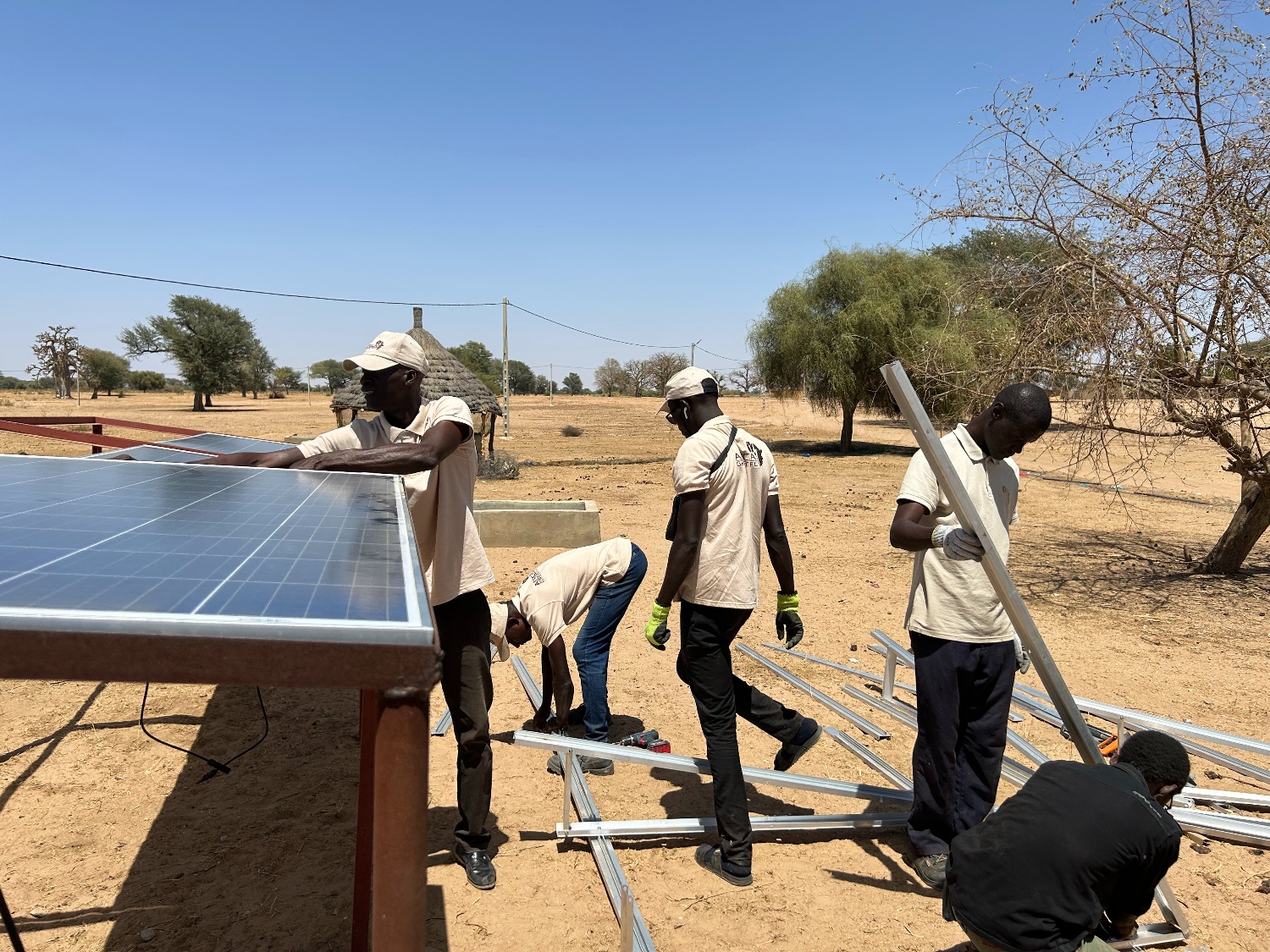 Solarpanele im Senegal