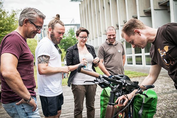 Mit dem Bambusrad an den Start!