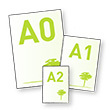 Plakate-Kleinauflagen (DIN A2, A1, A0 bis 15 Stück)