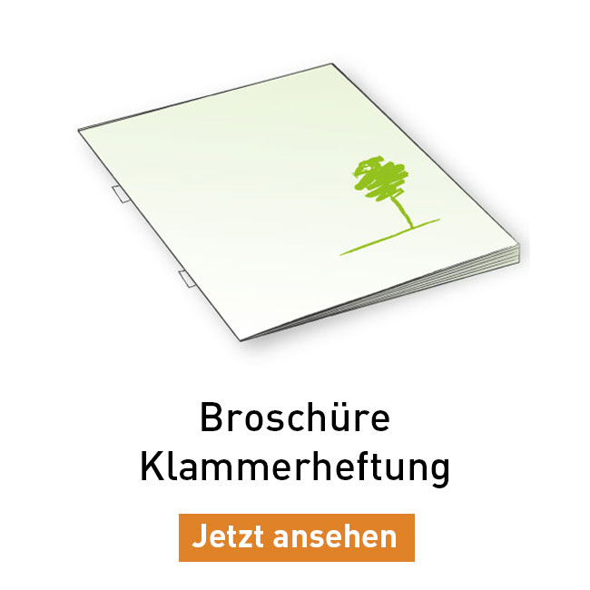 Broschüre Klammerheftung Broschüre Klammerheftung