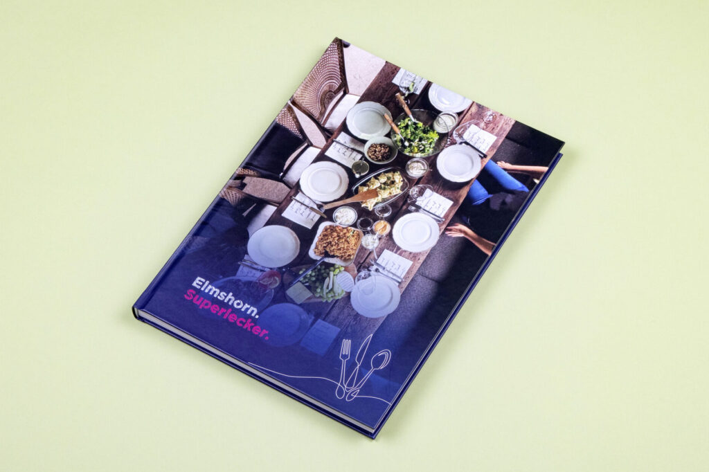 Ein Kochbuch als Hardcover